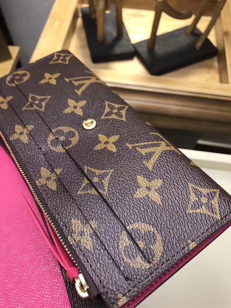 Louis Vuitton Outlet Monogram Canvas wallet M61289 rose