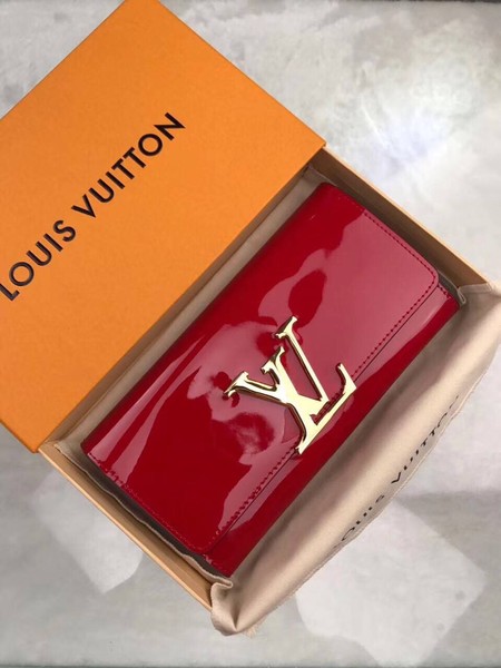 Louis Vuitton Outlet monogram vernis leather wallet M64550 red