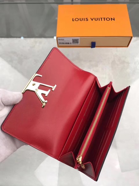 Louis Vuitton Outlet monogram vernis leather wallet M64550 red