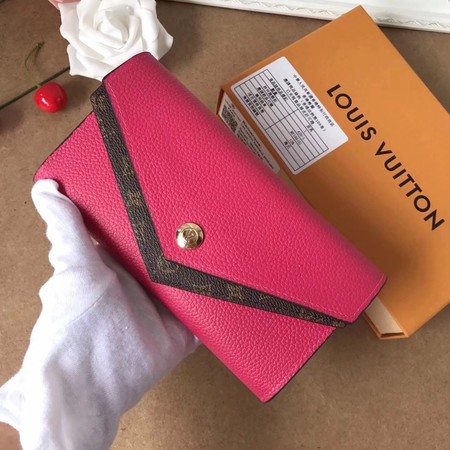 2017 Louis Vuitton Outlet MONOGRAM DOUBLE wallet M64317 rose