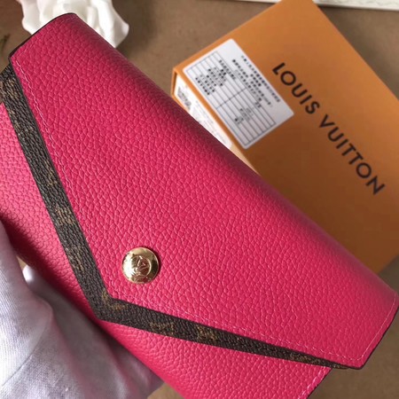 2017 Louis Vuitton Outlet MONOGRAM DOUBLE wallet M64317 rose