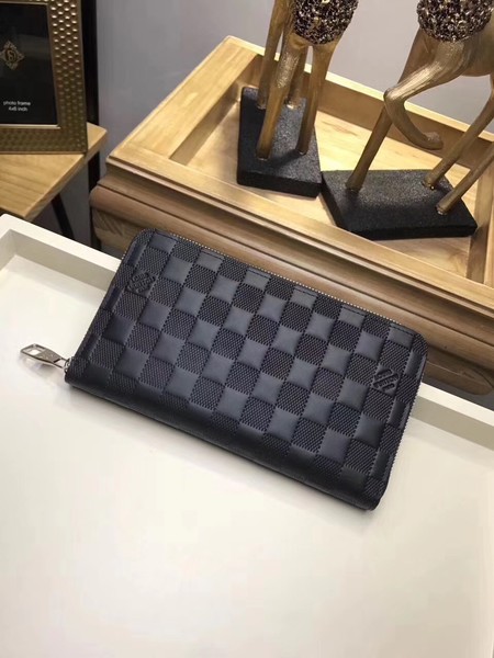 Louis Vuitton Outlet DAMIER ZIPPY Wallet N60003 black