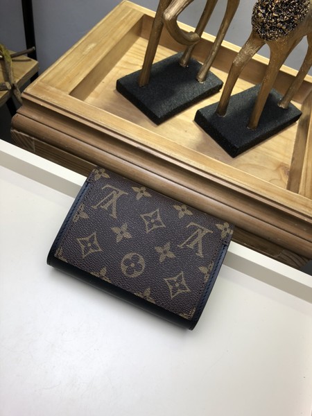 Louis Vuitton Outlet monogram canvas flore wallet 64587 black