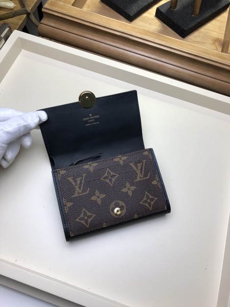 Louis Vuitton Outlet monogram canvas flore wallet 64587 black