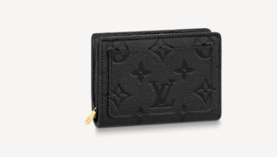 Louis Vuitton Outlet Original Monogram Empreinte CLEA WALLET M80152 black