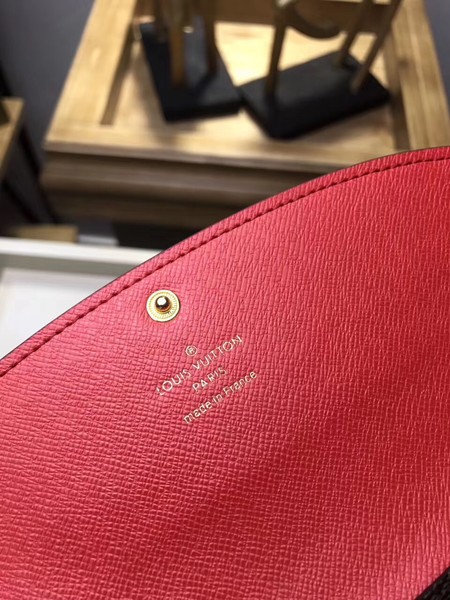 Louis Vuitton Outlet Monogram Canvas EMILIE WALLET M61289 Red