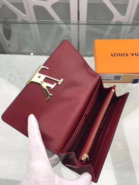 Louis Vuitton Outlet monogram vernis leather wallet M64550 wine