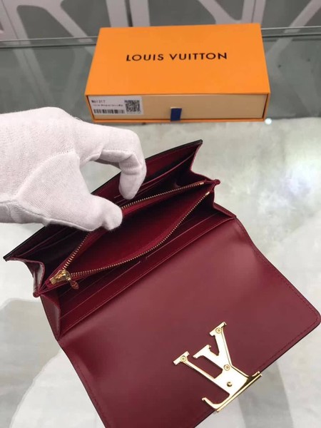 Louis Vuitton Outlet monogram vernis leather wallet M64550 wine