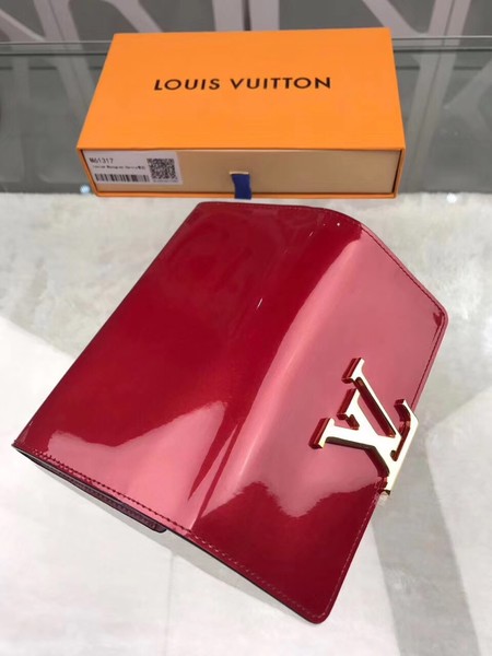 Louis Vuitton Outlet monogram vernis leather wallet M64550 wine