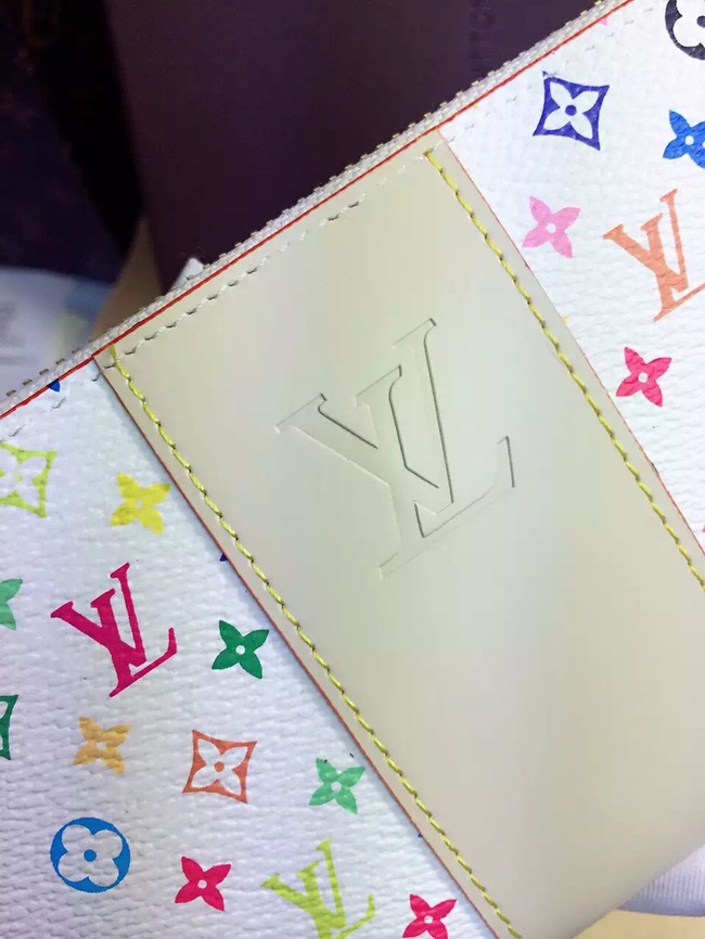 Louis Vuitton Outlet Monogram Multicolore Insolite Wallet 60018 White