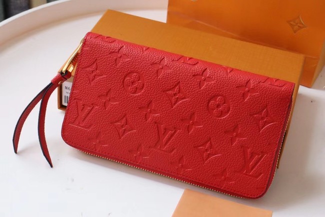 Louis Vuitton Outlet Original Monogram Empreinte Wallet M60571 red