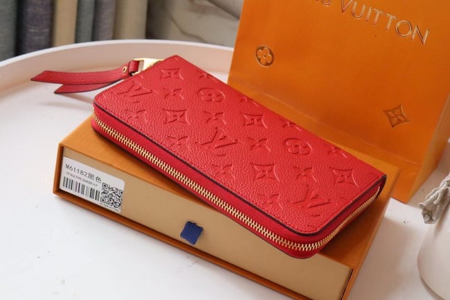 Louis Vuitton Outlet Original Monogram Empreinte Wallet M60571 red