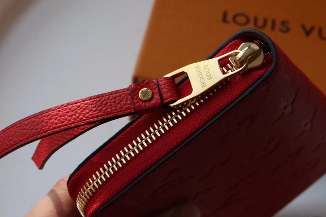 Louis Vuitton Outlet Original Monogram Empreinte Wallet M60571 red