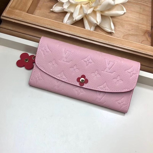 Louis Vuitton Outlet EMILIE WALLET M63918 Rose Ballerine