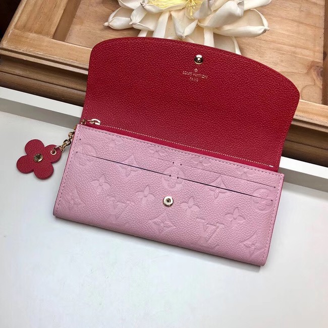 Louis Vuitton Outlet EMILIE WALLET M63918 Rose Ballerine