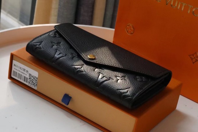 Louis Vuitton Outlet Original Monogram Empreinte Wallet M61182 black