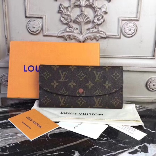 Louis Vuitton Outlet Monogram Canvas EMILIE WALLET M61289