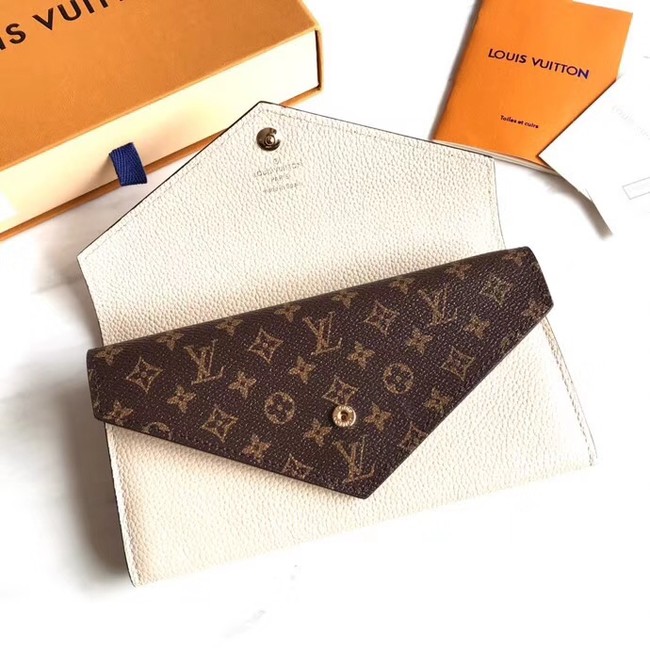 Louis Vuitton Outlet MONOGRAM DOUBLE wallet M64317 white