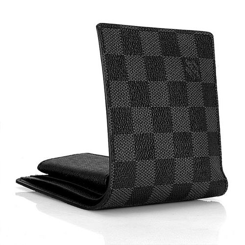 Louis Vuitton Outlet Damier Graphite Canvas Marco Wallet In Black N62664