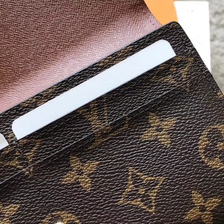 Louis Vuitton Outlet SARAH Monogram Canvas Wallet 60351 brown