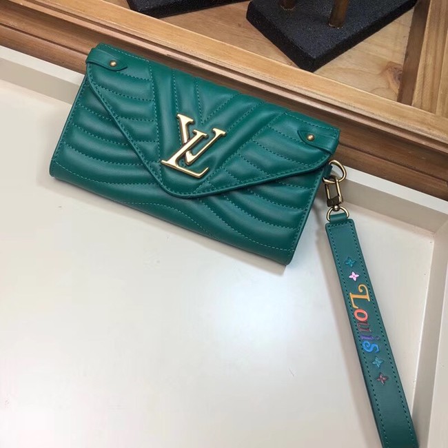 Louis Vuitton Outlet NEW WAVE LONG WALLET M63298 green