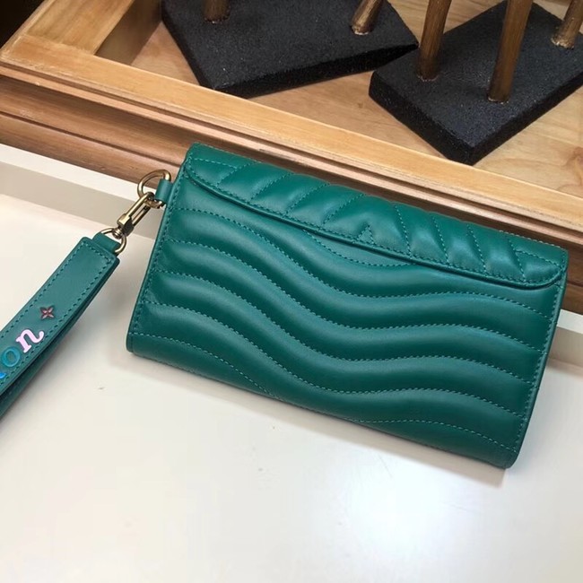 Louis Vuitton Outlet NEW WAVE LONG WALLET M63298 green