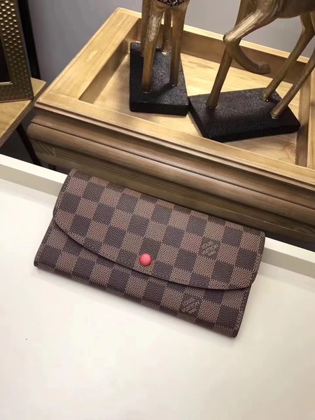 Louis Vuitton Outlet Damier canvas wallet M63544 red