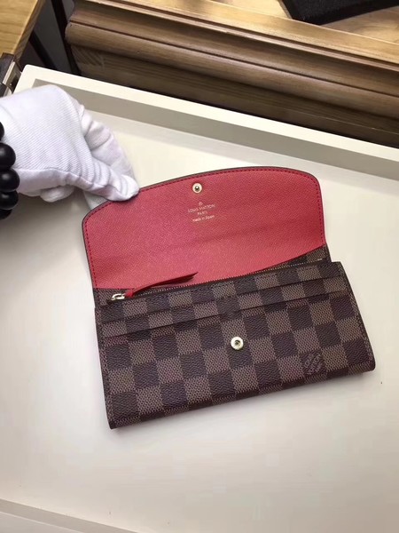 Louis Vuitton Outlet Damier canvas wallet M63544 red