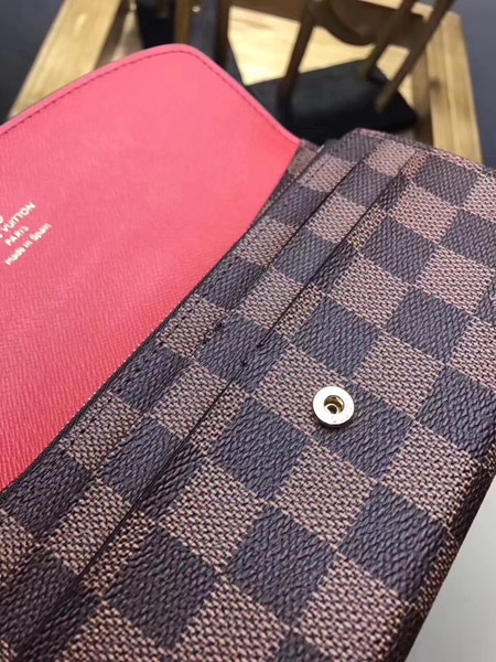 Louis Vuitton Outlet Damier canvas wallet M63544 red