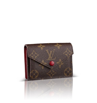 Louis Vuitton Outlet Monogram Canvas Marie Wallet M93802 red