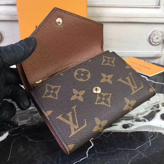 Louis Vuitton Outlet Monogram Canvas VICTORINE WALLET M41938 brown