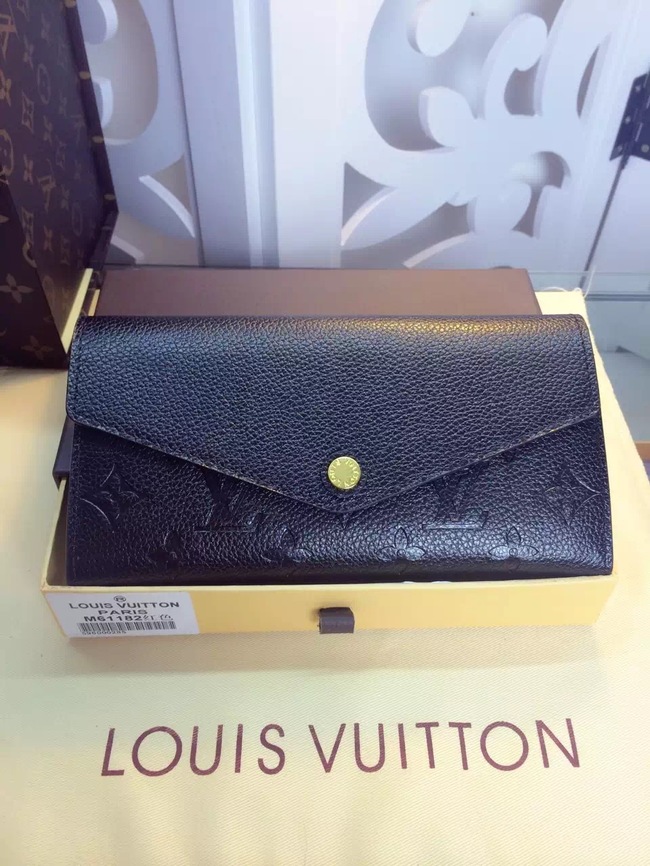 Louis Vuitton Outlet Monogram Empreinte Wallet M61182 Black