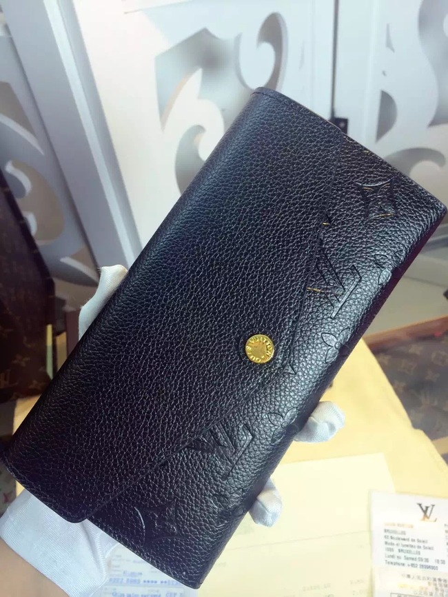 Louis Vuitton Outlet Monogram Empreinte Wallet M61182 Black