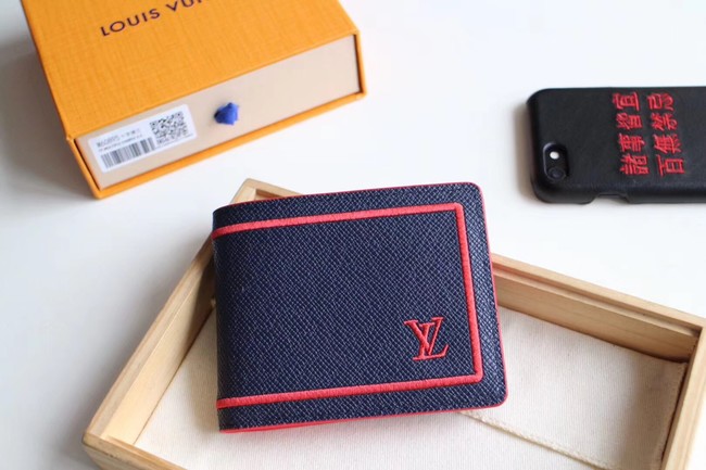 Louis Vuitton Outlet MULTIPLE WALLET M60895 blue