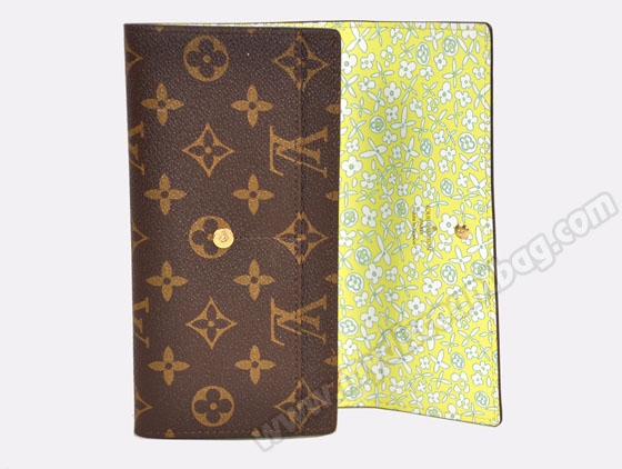 Louis Vuitton Outlet handbag monogram canvas sarah wallet fleuri m60234 (vert)