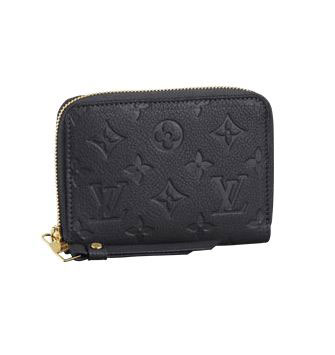 Louis Vuitton Outlet Monogram Empreinte Secret Compact Wallet M93430 black