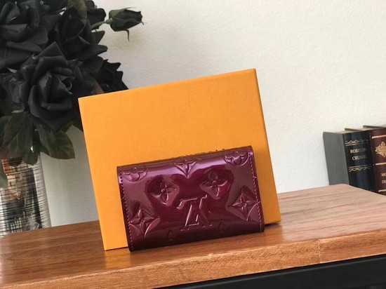 Louis Vuitton Outlet Monogram Vernis 6 KEY HOLDER 90900 purple