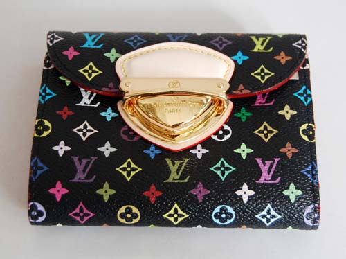 Louis Vuitton Outlet handbag monogram multicolore black koala wallet m58087 (grenade lining)