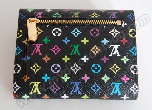 Louis Vuitton Outlet handbag monogram multicolore black koala wallet m58087 (grenade lining)