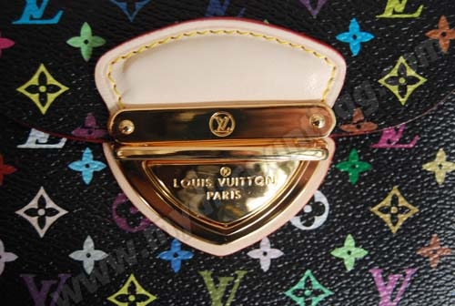 Louis Vuitton Outlet handbag monogram multicolore black koala wallet m58087 (grenade lining)