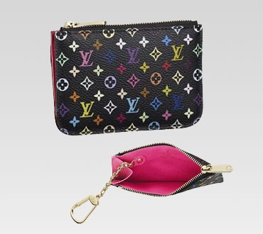 Louis Vuitton Outlet handbag monogram multicolore black keys holder m93735 (grenade lining)