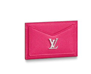 Louis Vuitton Outlet original LOCKME CARD HOLDER M68555 Hot Pink