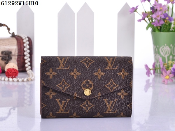 Louis Vuitton Outlet Monogram Canvas Wallet 61292 Brown