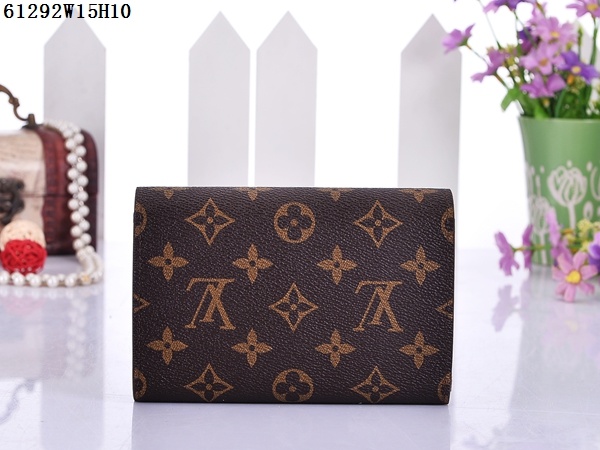 Louis Vuitton Outlet Monogram Canvas Wallet 61292 Brown