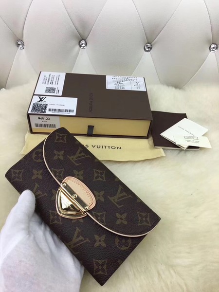 Louis Vuitton Outlet original monogram canvas wallet M60123