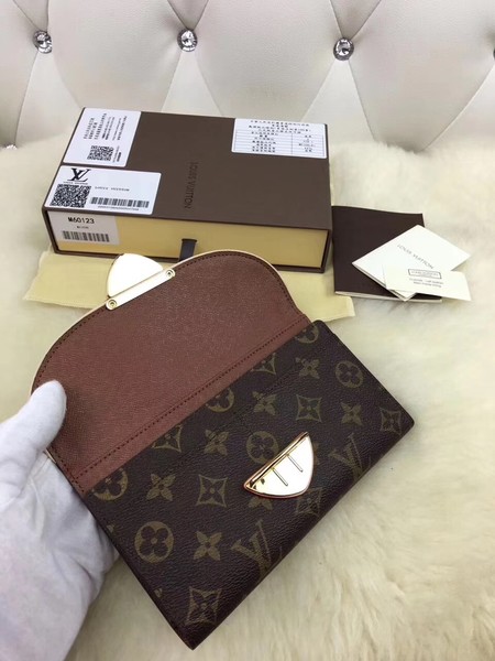 Louis Vuitton Outlet original monogram canvas wallet M60123