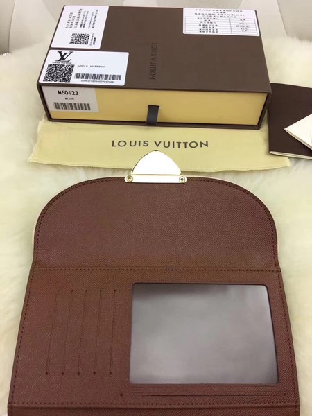 Louis Vuitton Outlet original monogram canvas wallet M60123