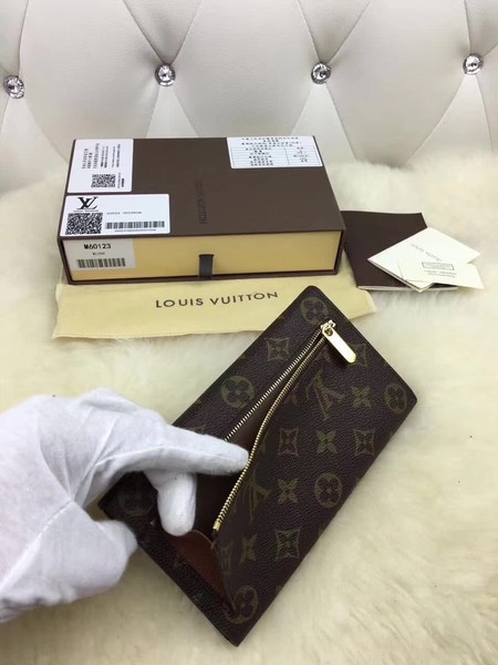 Louis Vuitton Outlet original monogram canvas wallet M60123