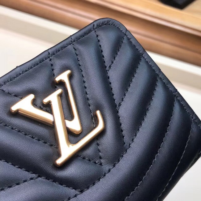 Louis Vuitton Outlet NEW WAVE COMPACT WALLET M63789 black