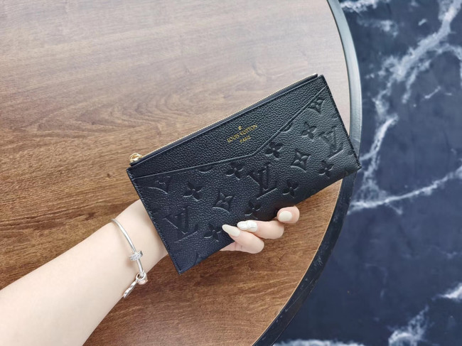 Louis Vuitton Outlet Original Monogram Empreinte Wallet M68712 black